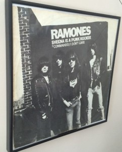 The Ramones on my wall